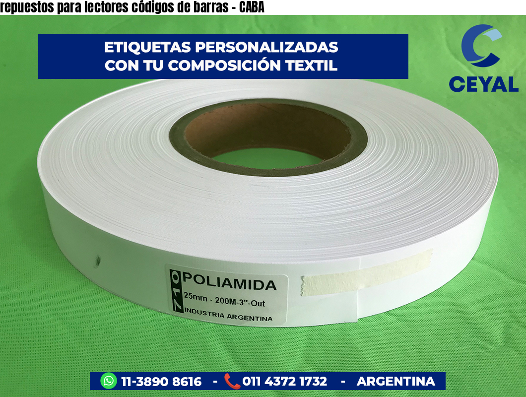 repuestos para lectores códigos de barras - CABA