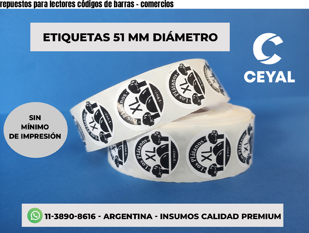 repuestos para lectores códigos de barras - comercios