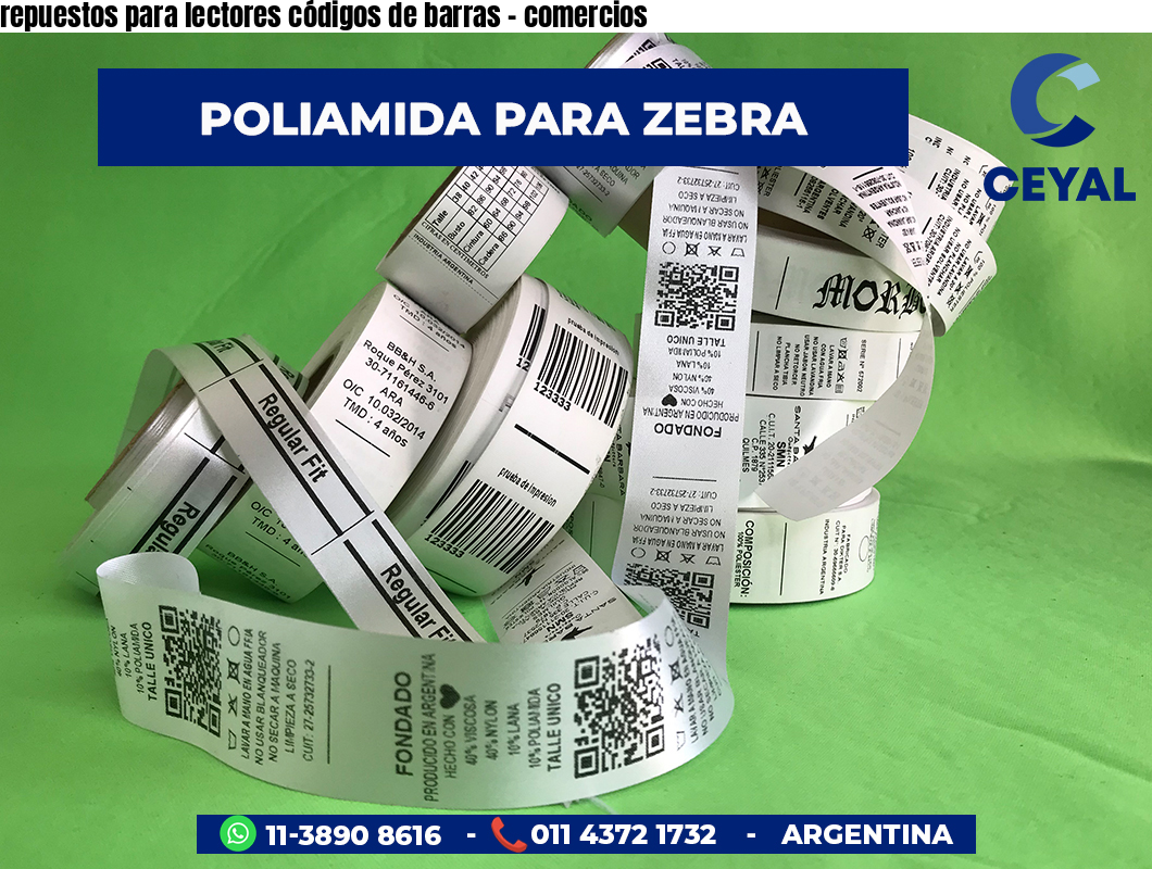 repuestos para lectores códigos de barras - comercios