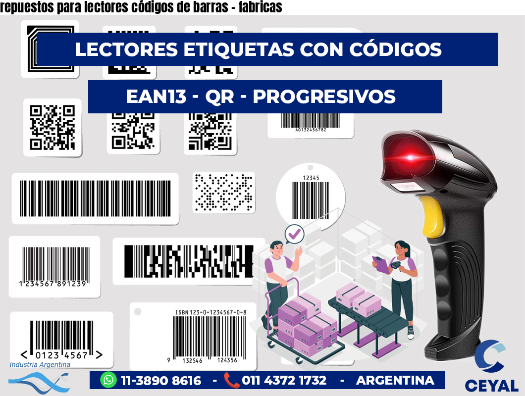 repuestos para lectores códigos de barras - fabricas