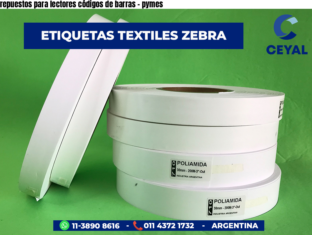repuestos para lectores códigos de barras - pymes