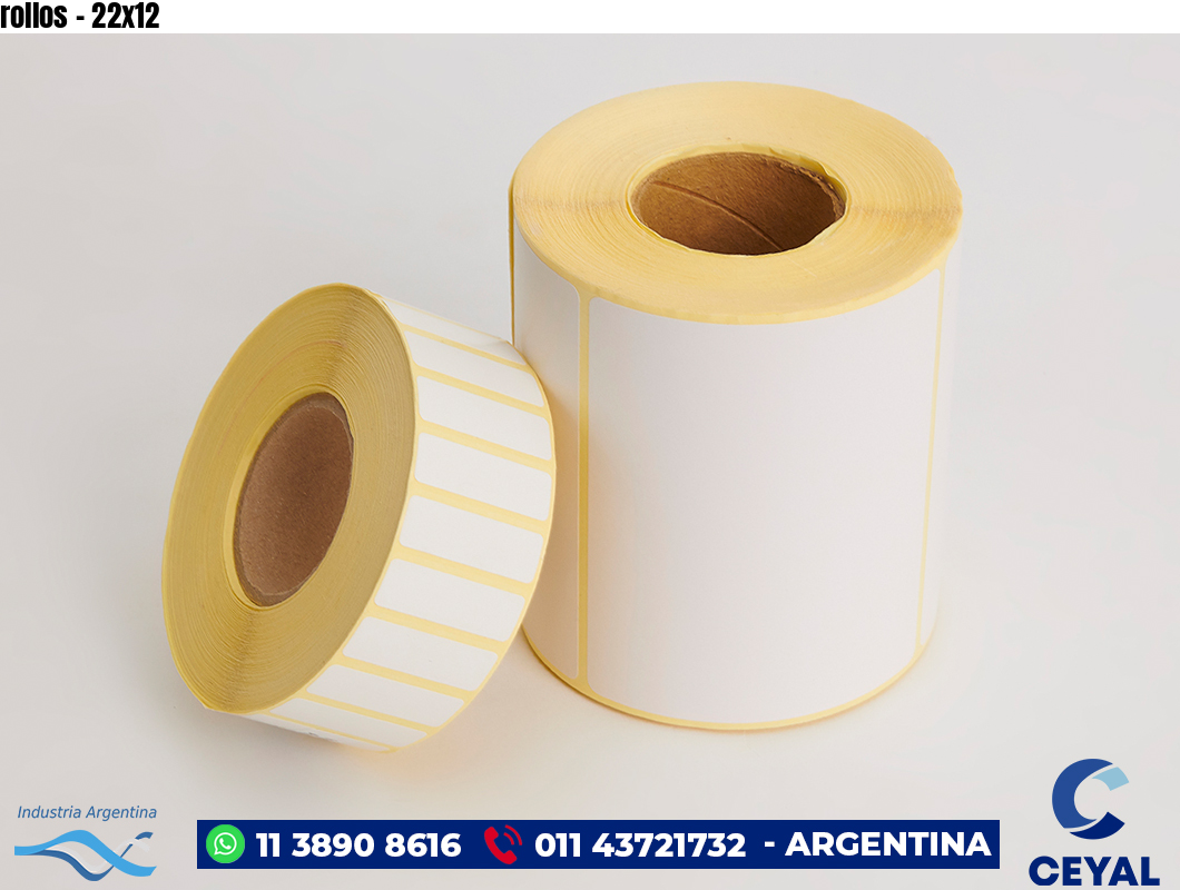 rollos - 22x12
