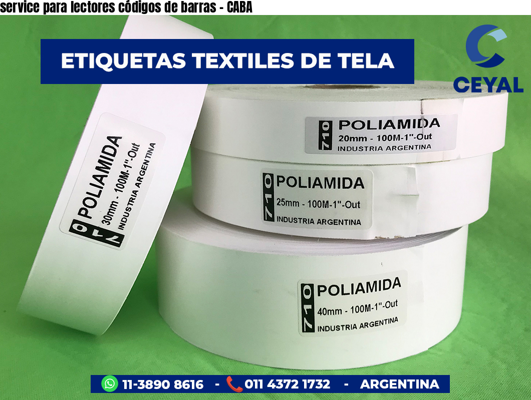 service para lectores códigos de barras - CABA