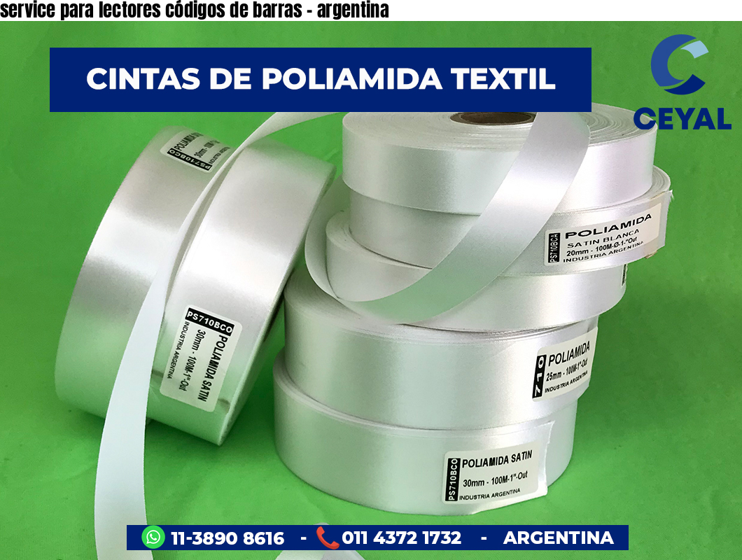 service para lectores códigos de barras - argentina