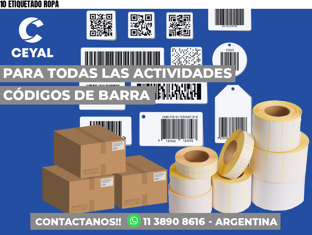 10 ETIQUETADO ROPA