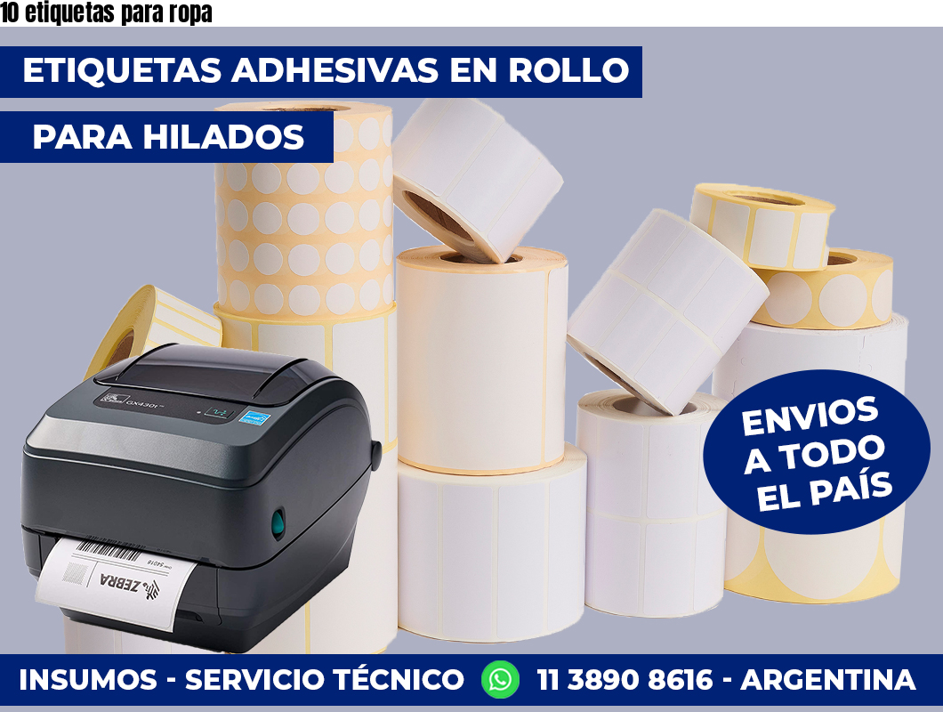 10 etiquetas para ropa
