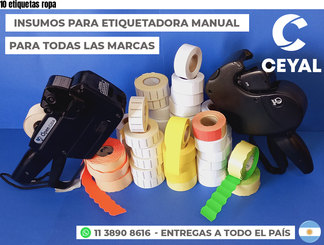 10 etiquetas ropa
