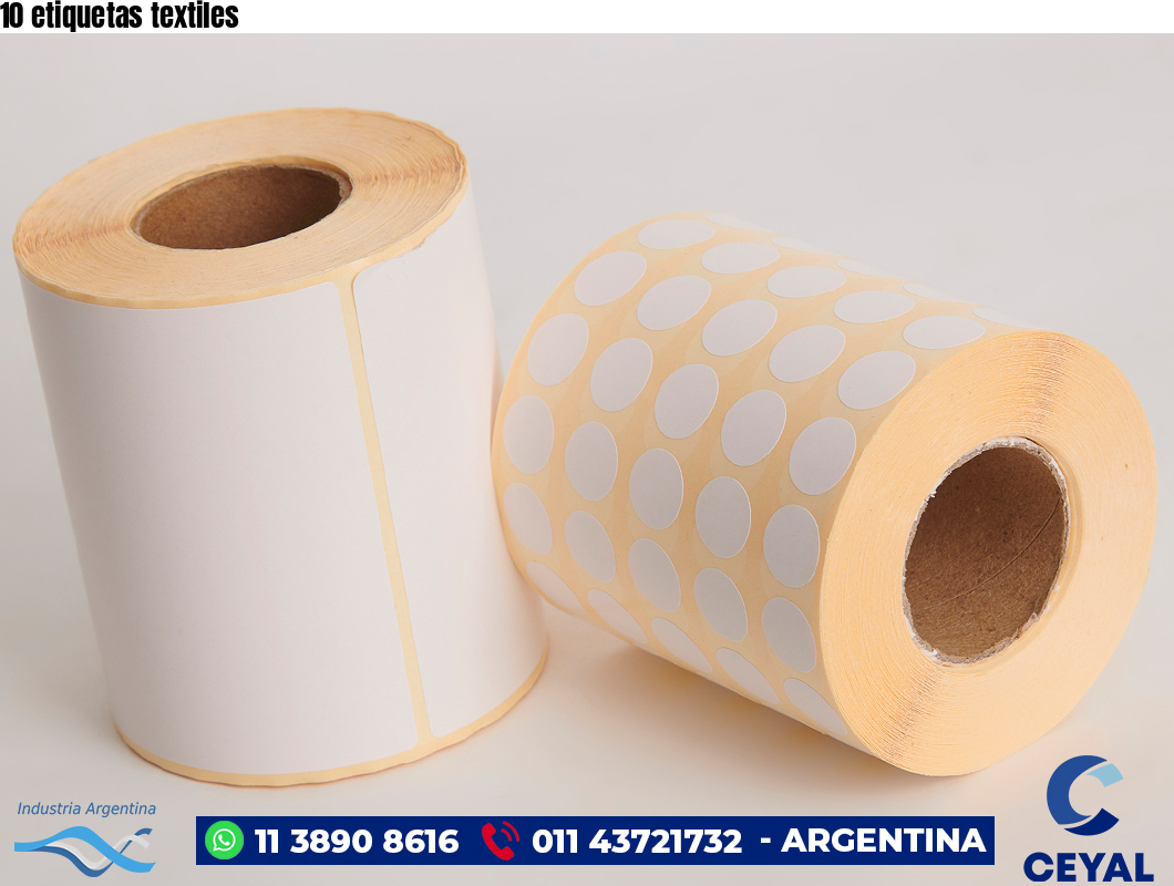 10 etiquetas textiles
