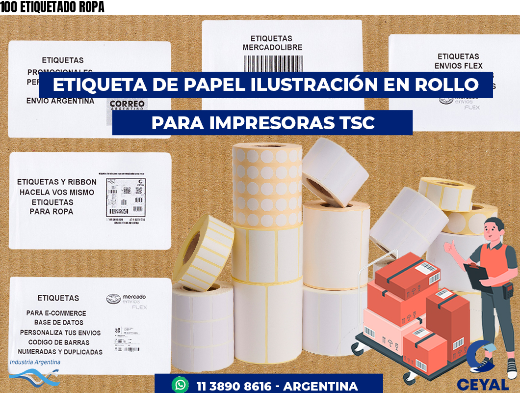 100 ETIQUETADO ROPA