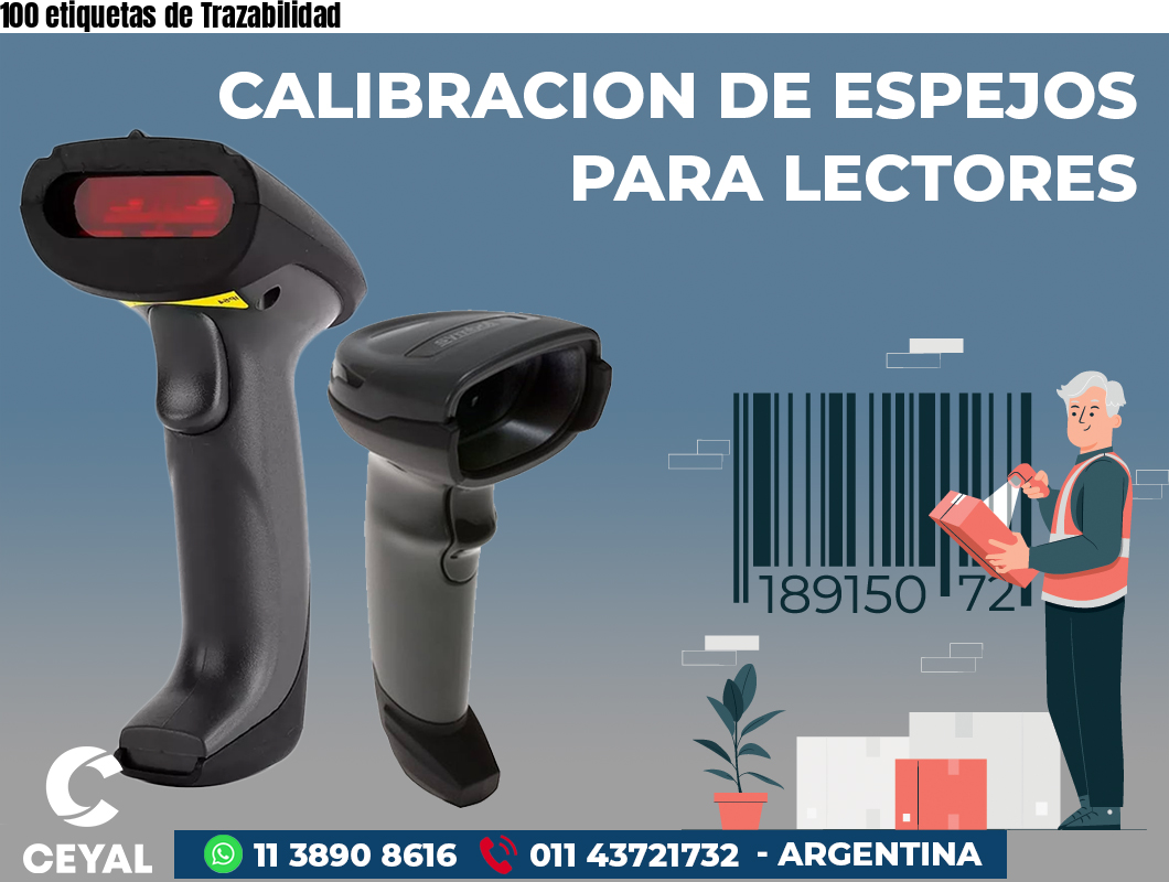 100 etiquetas de Trazabilidad
