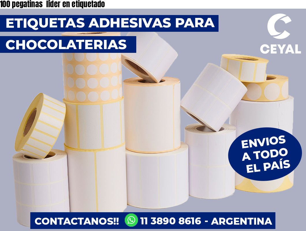 100 pegatinas  líder en etiquetado