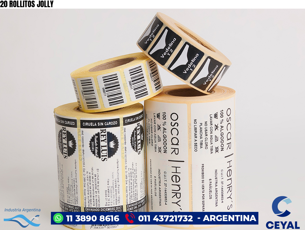 20 ROLLITOS JOLLY