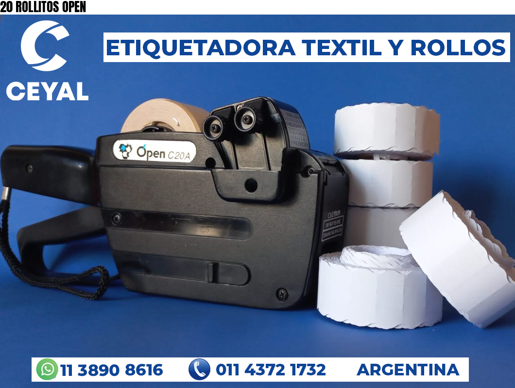 20 ROLLITOS OPEN