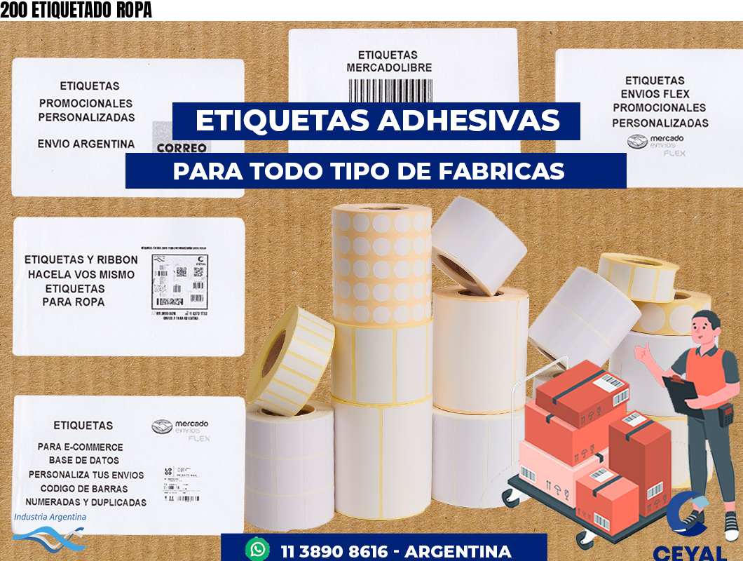 200 ETIQUETADO ROPA