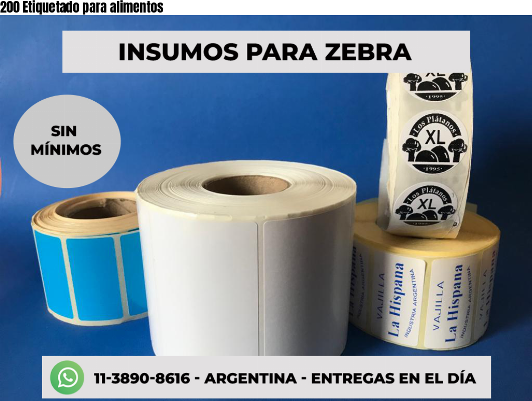 200 Etiquetado para alimentos