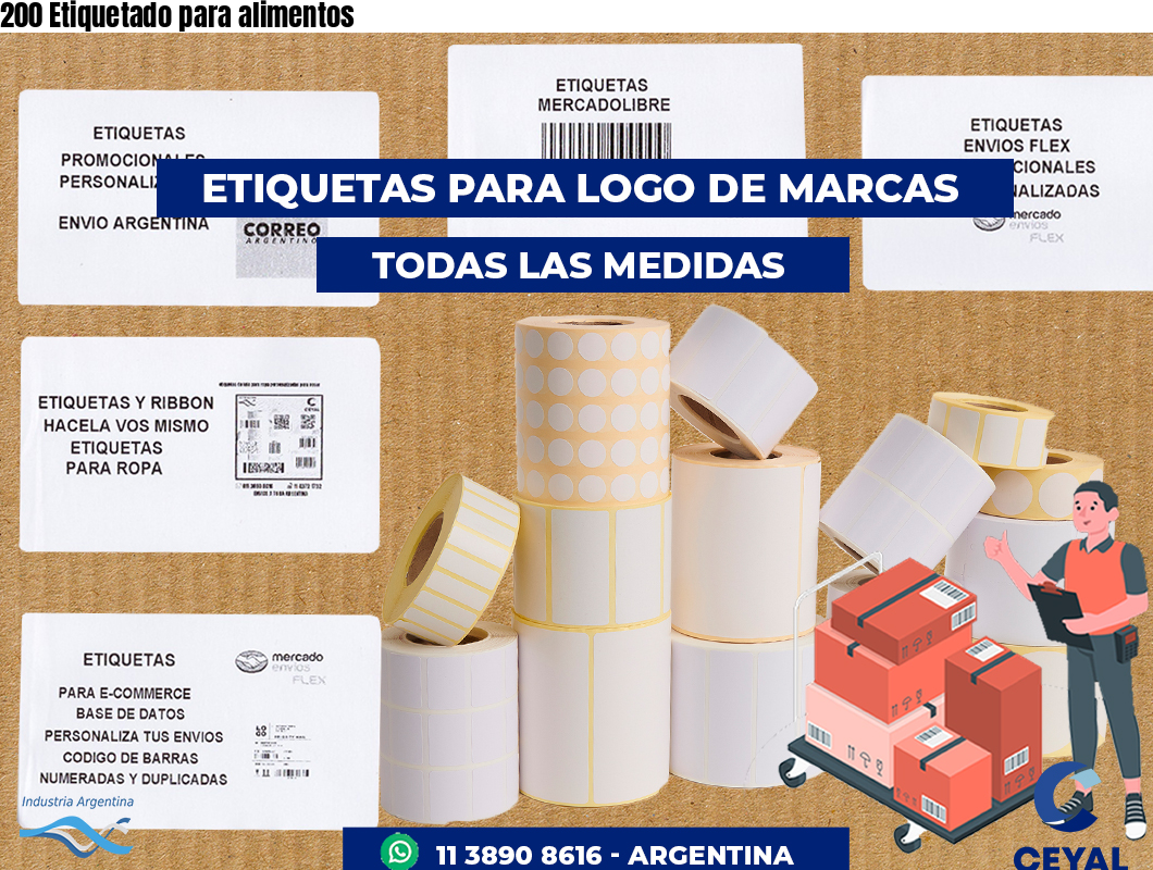 200 Etiquetado para alimentos