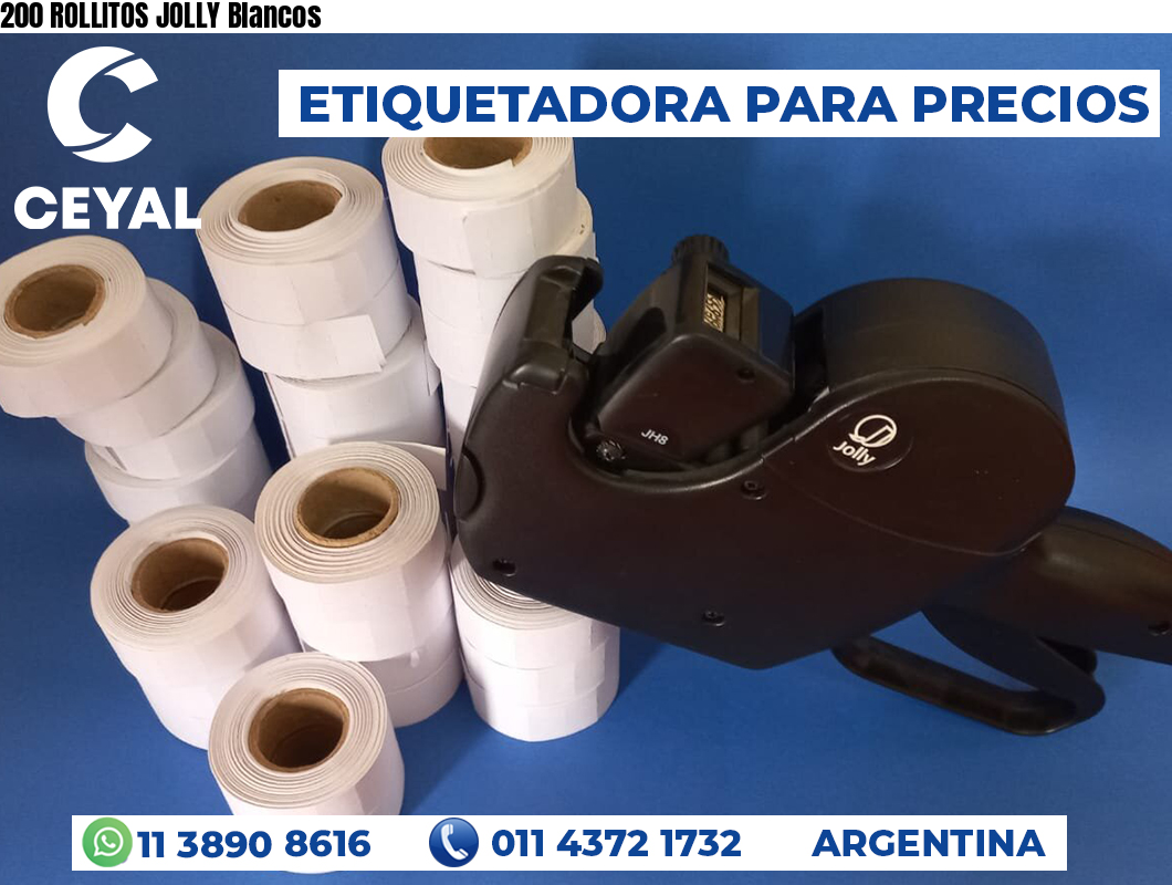 200 ROLLITOS JOLLY Blancos