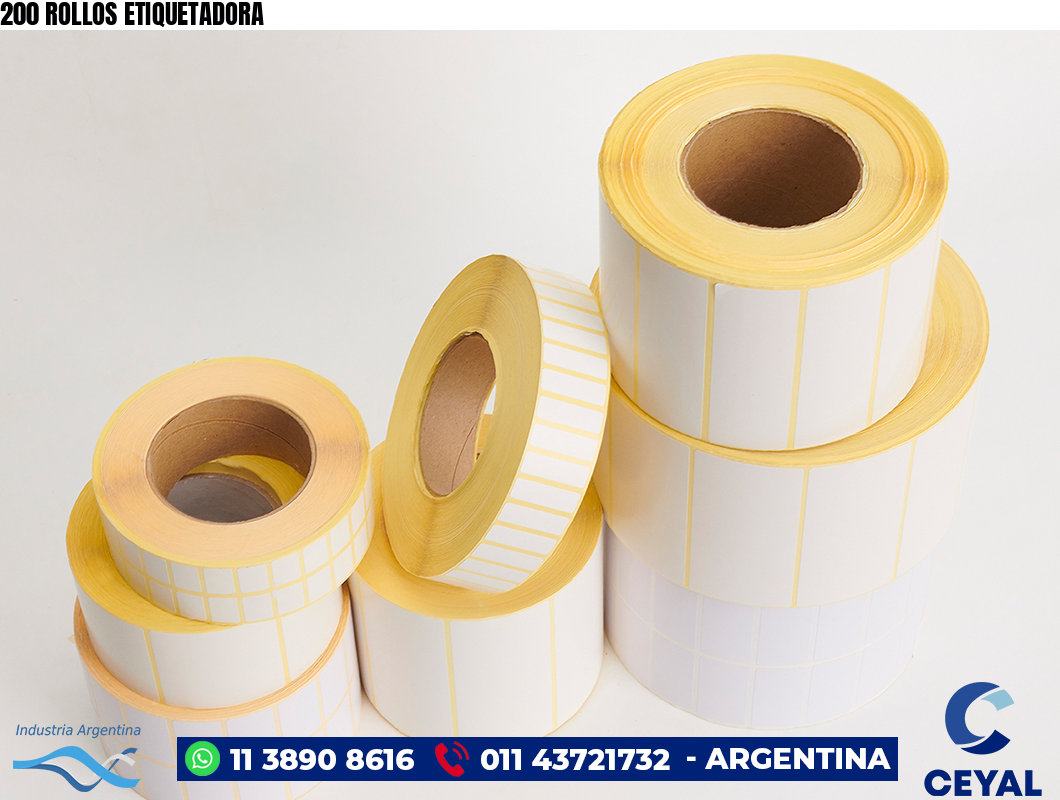 200 ROLLOS ETIQUETADORA