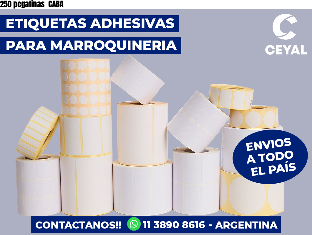 250 pegatinas  CABA