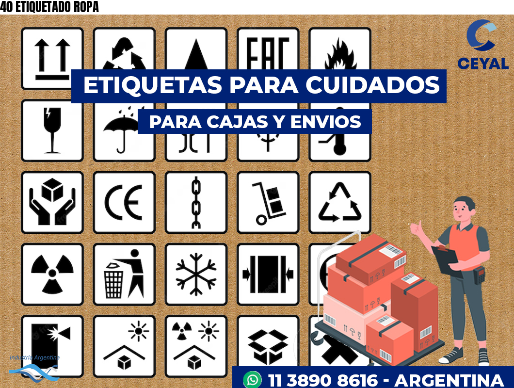 40 ETIQUETADO ROPA