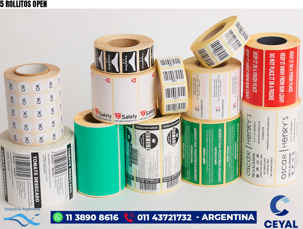 5 ROLLITOS OPEN