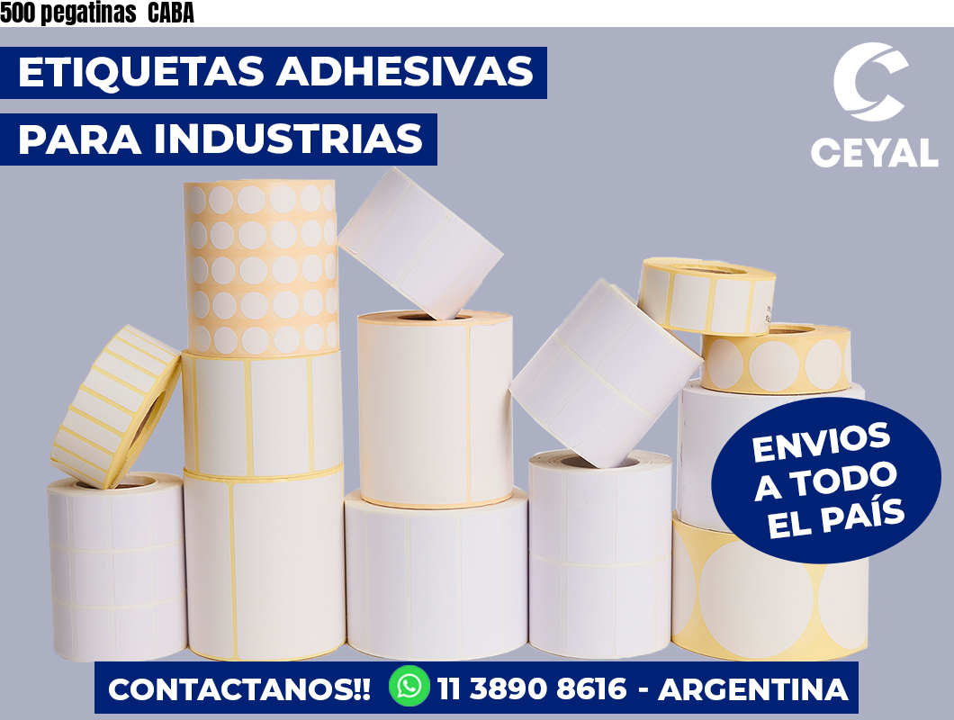 500 pegatinas  CABA