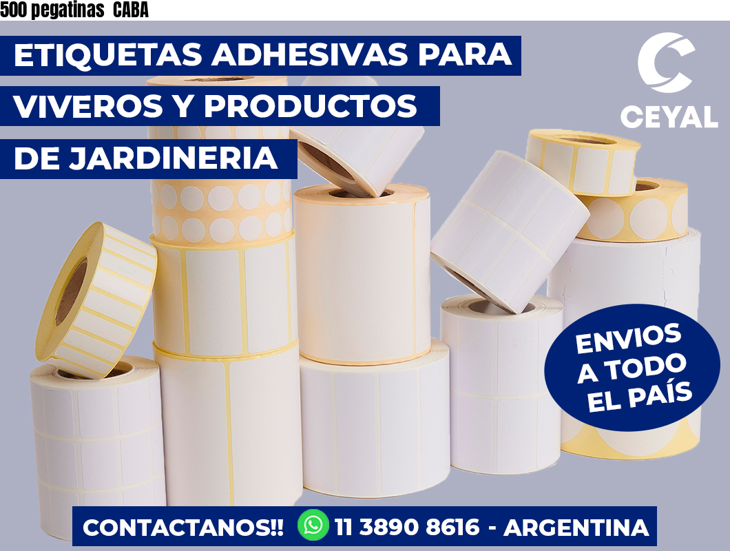 500 pegatinas  CABA