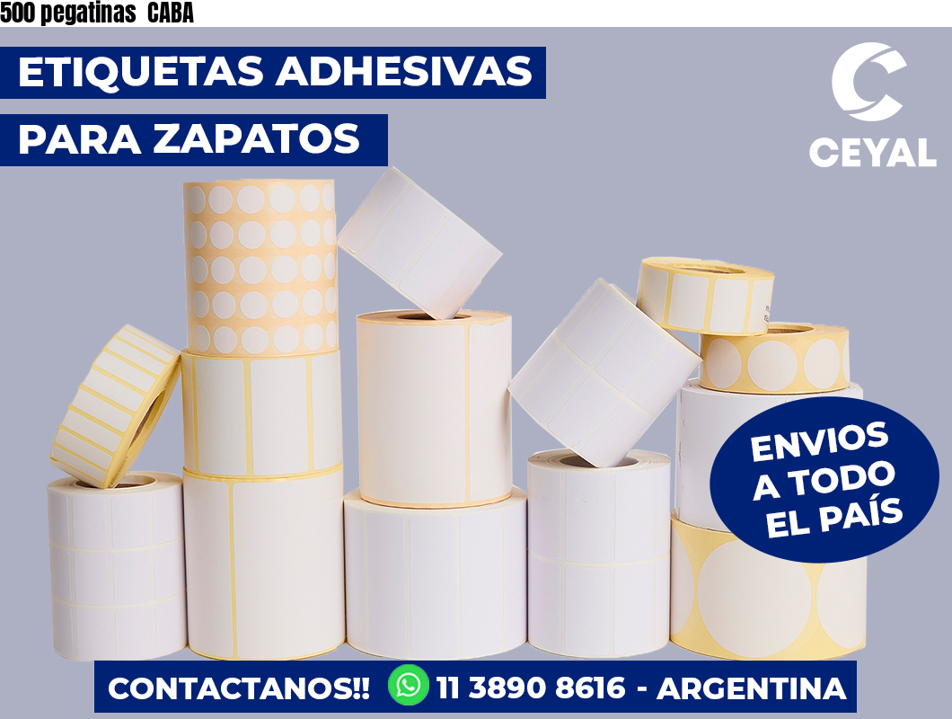 500 pegatinas  CABA