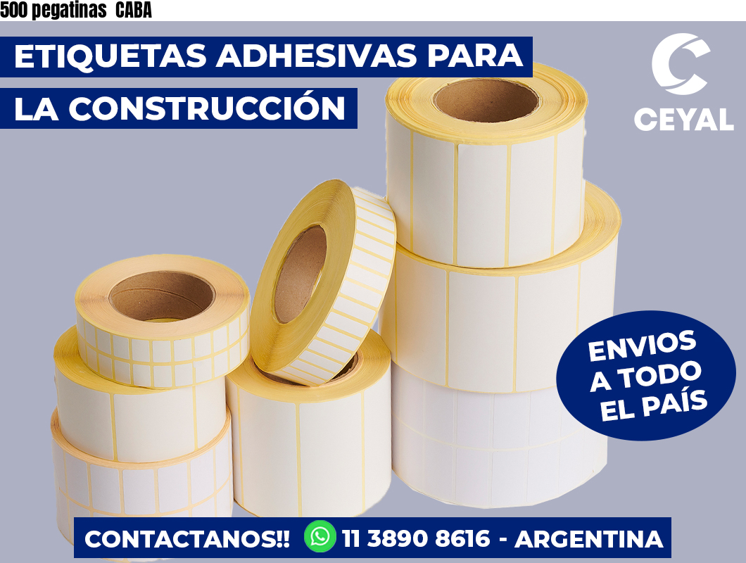 500 pegatinas  CABA