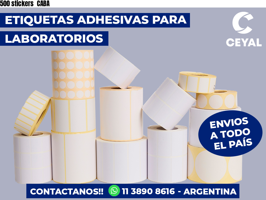 500 stickers CABA