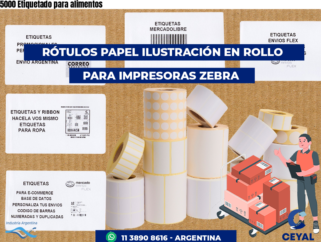 5000 Etiquetado para alimentos