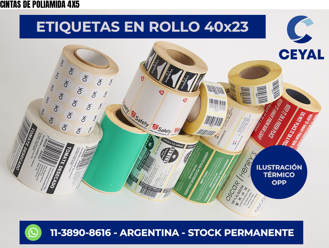 CINTAS DE POLIAMIDA 4X5