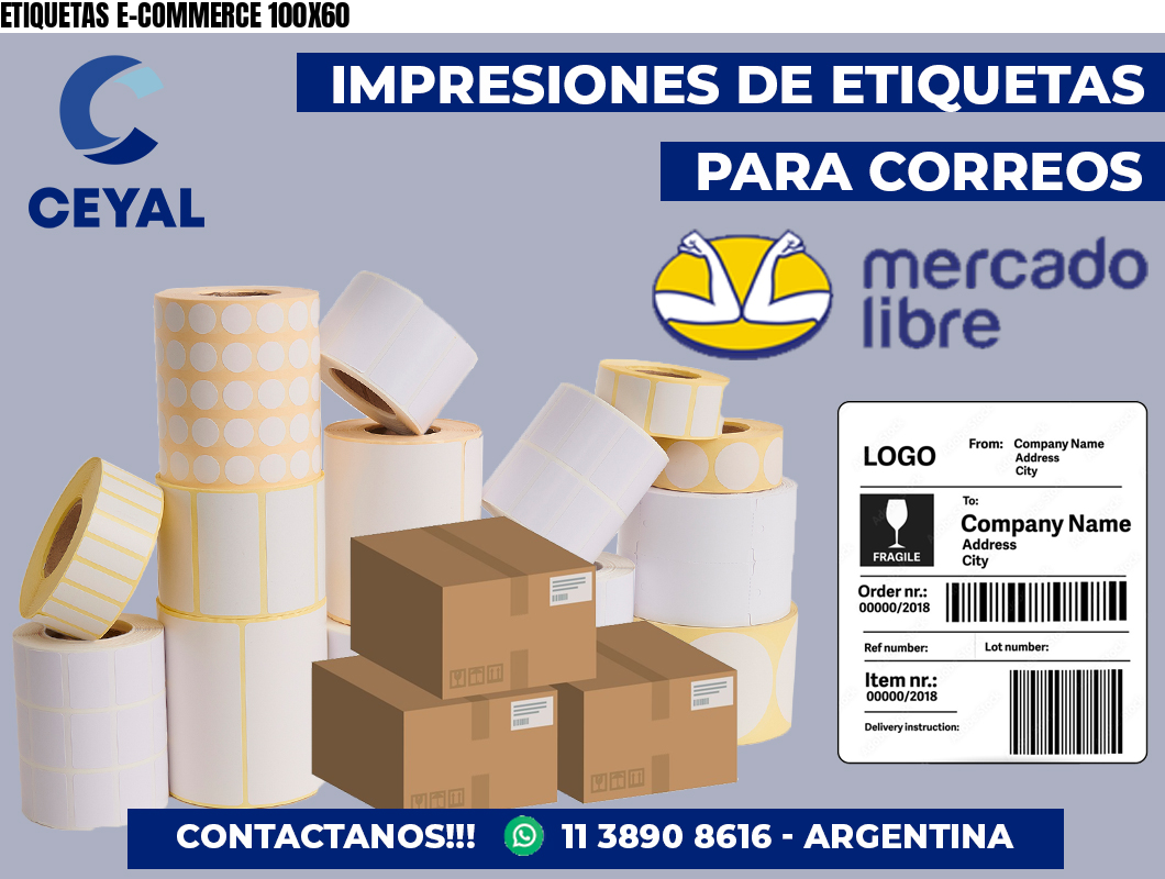 ETIQUETAS E-COMMERCE 100X60