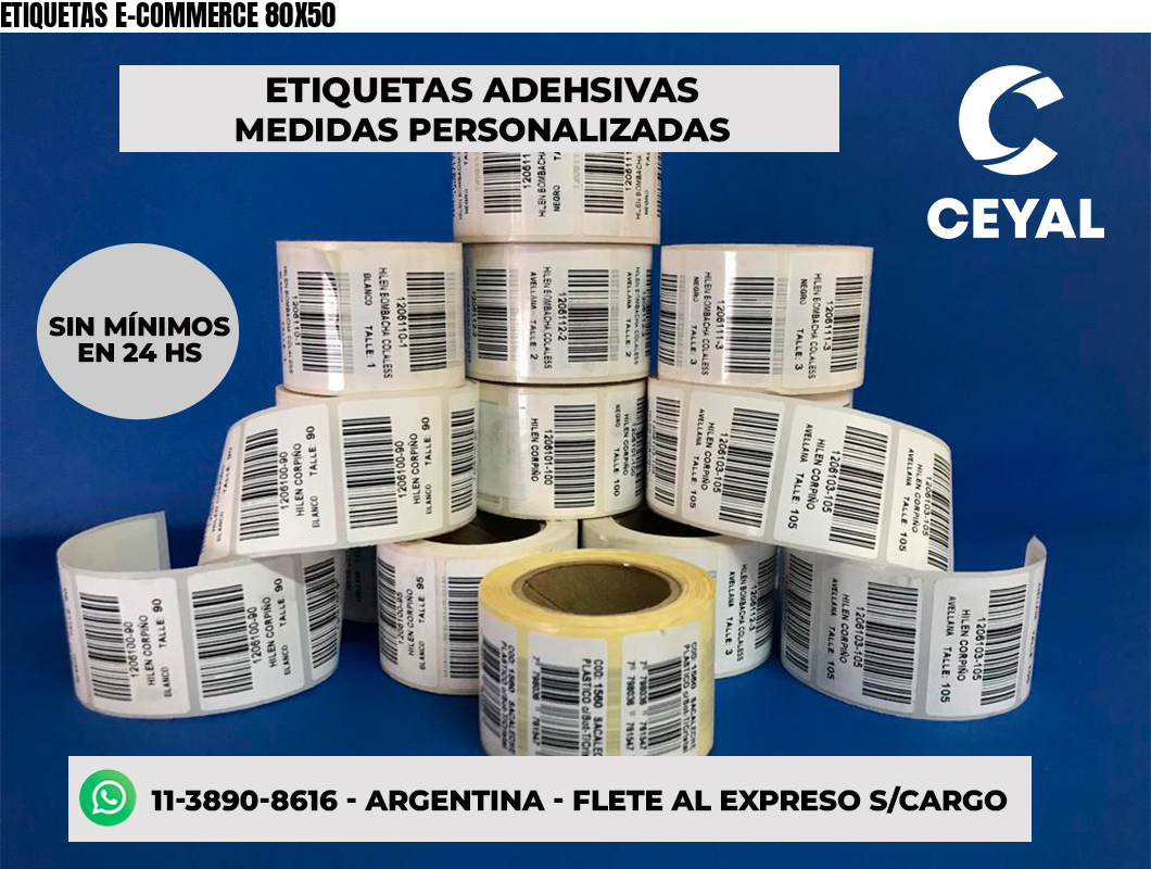 ETIQUETAS E-COMMERCE 80X50