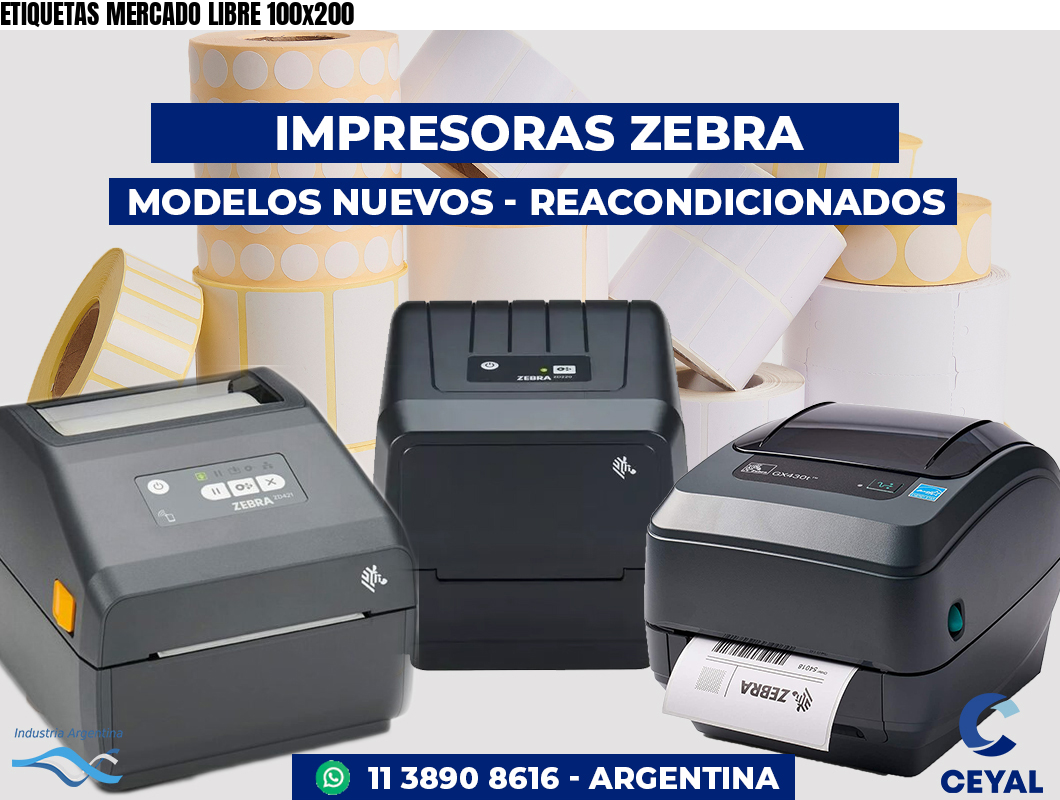 ETIQUETAS MERCADO LIBRE 100x200