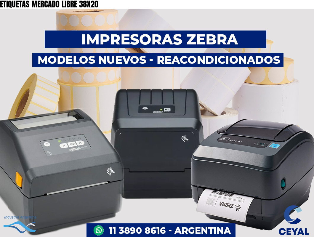 ETIQUETAS MERCADO LIBRE 38X20