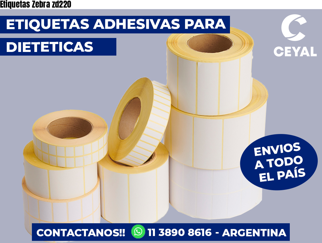 Etiquetas Zebra zd220