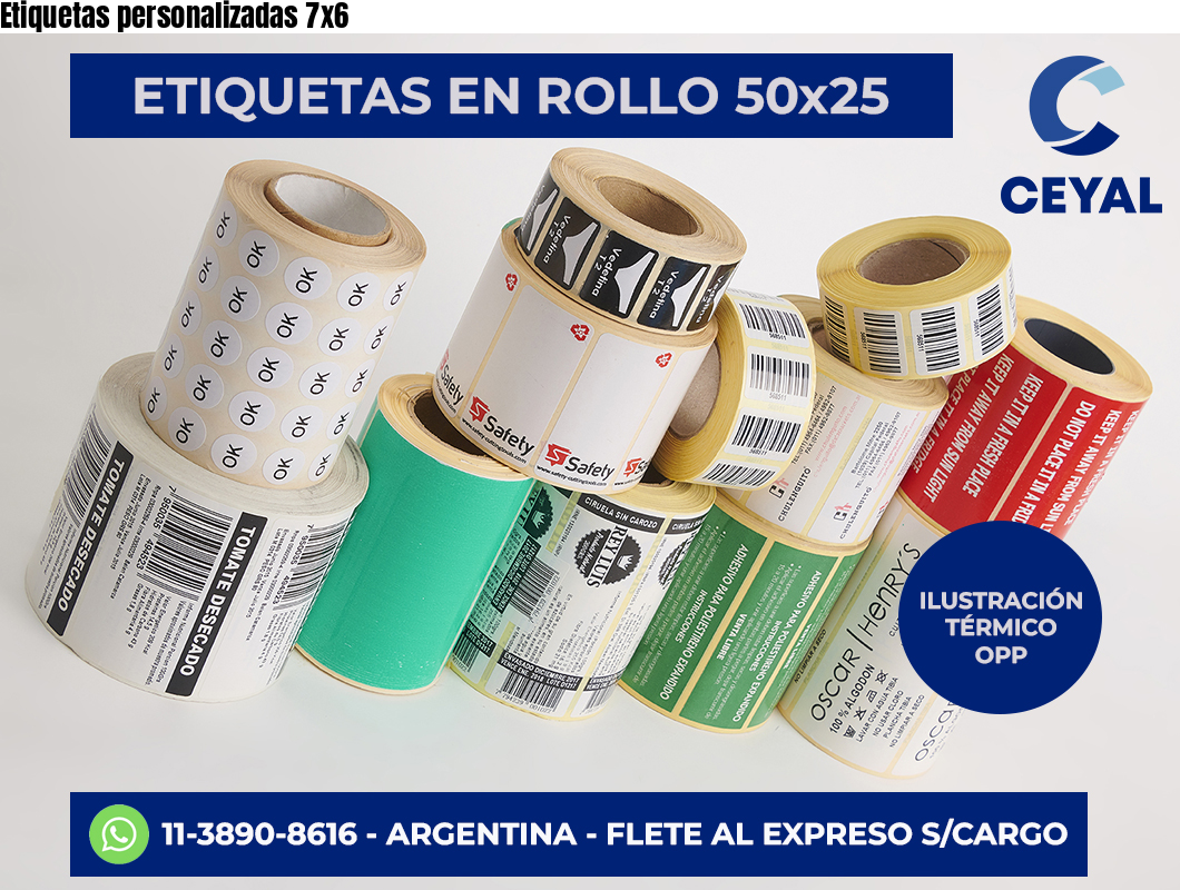 Etiquetas personalizadas 7×6