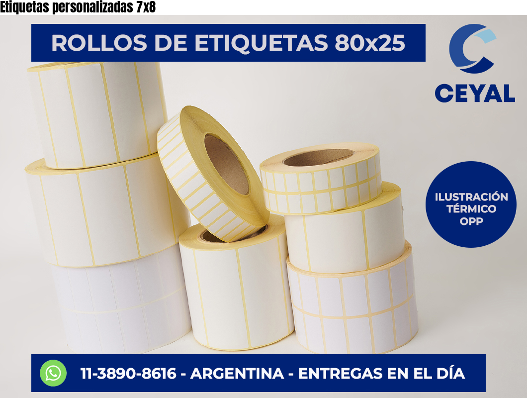 Etiquetas personalizadas 7×8