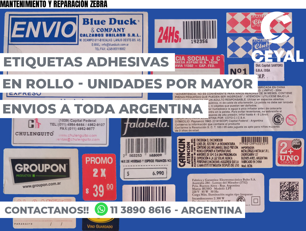 MANTENIMIENTO Y REPARACIÓN ZEBRA