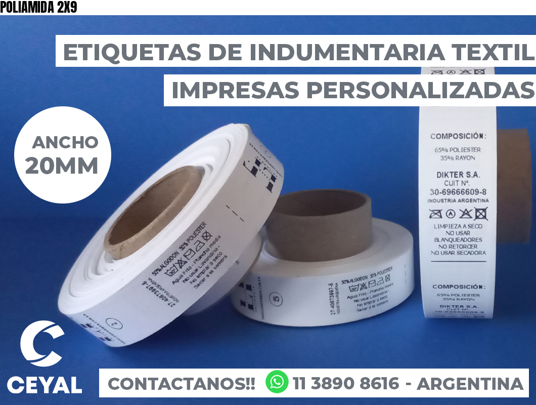 POLIAMIDA 2X9