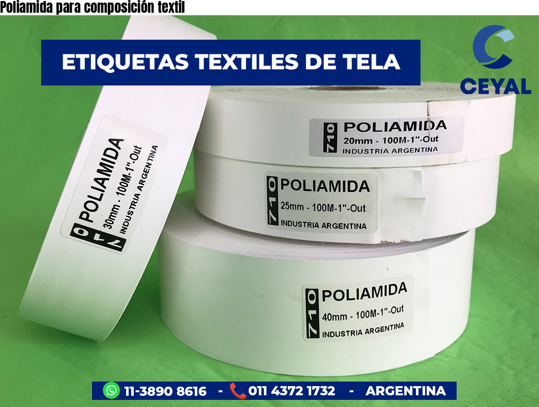 Poliamida para composición textil