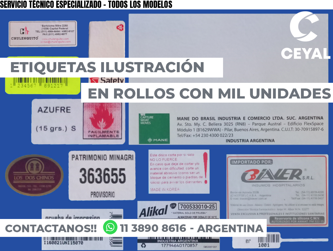 SERVICIO TÉCNICO ESPECIALIZADO - TODOS LOS MODELOS