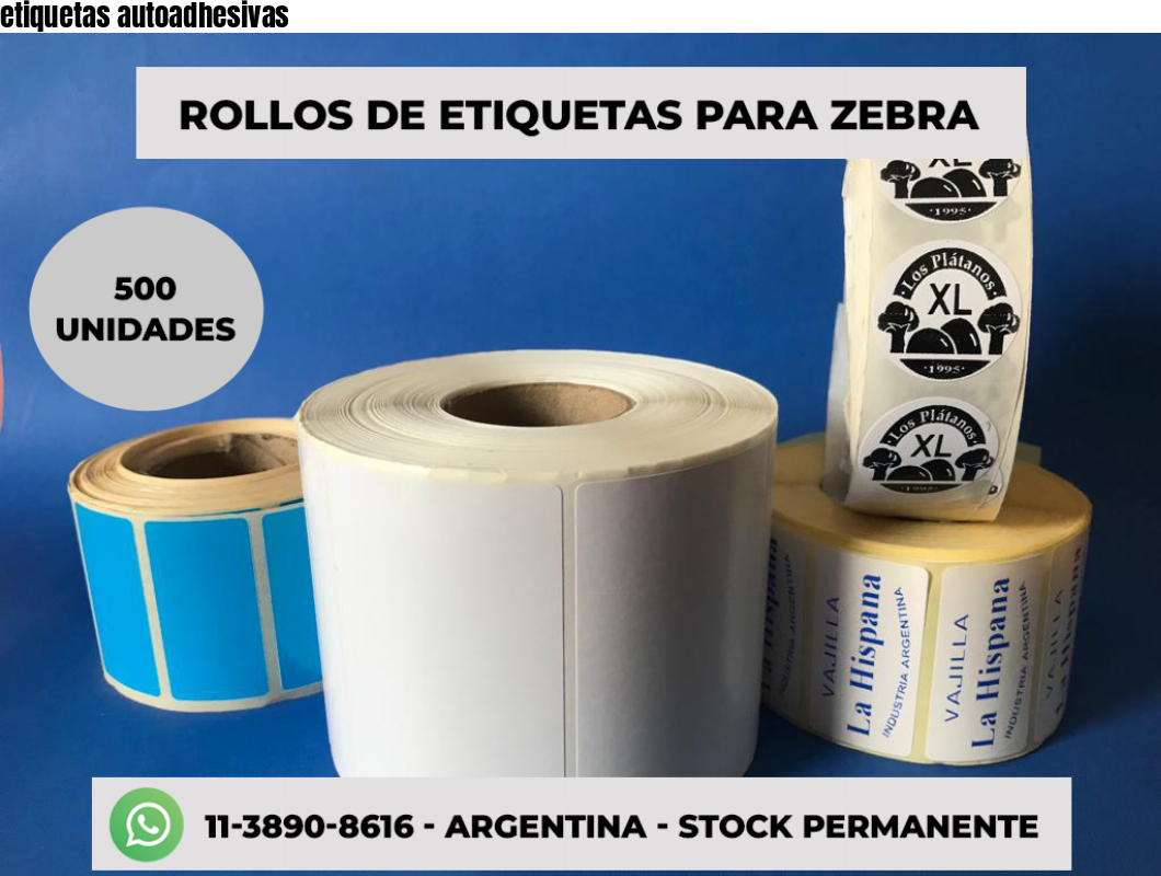 etiquetas autoadhesivas