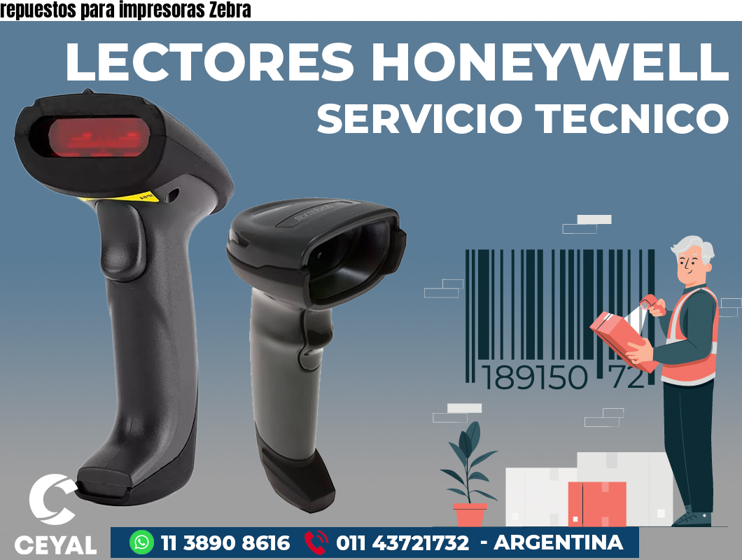 repuestos para impresoras Zebra