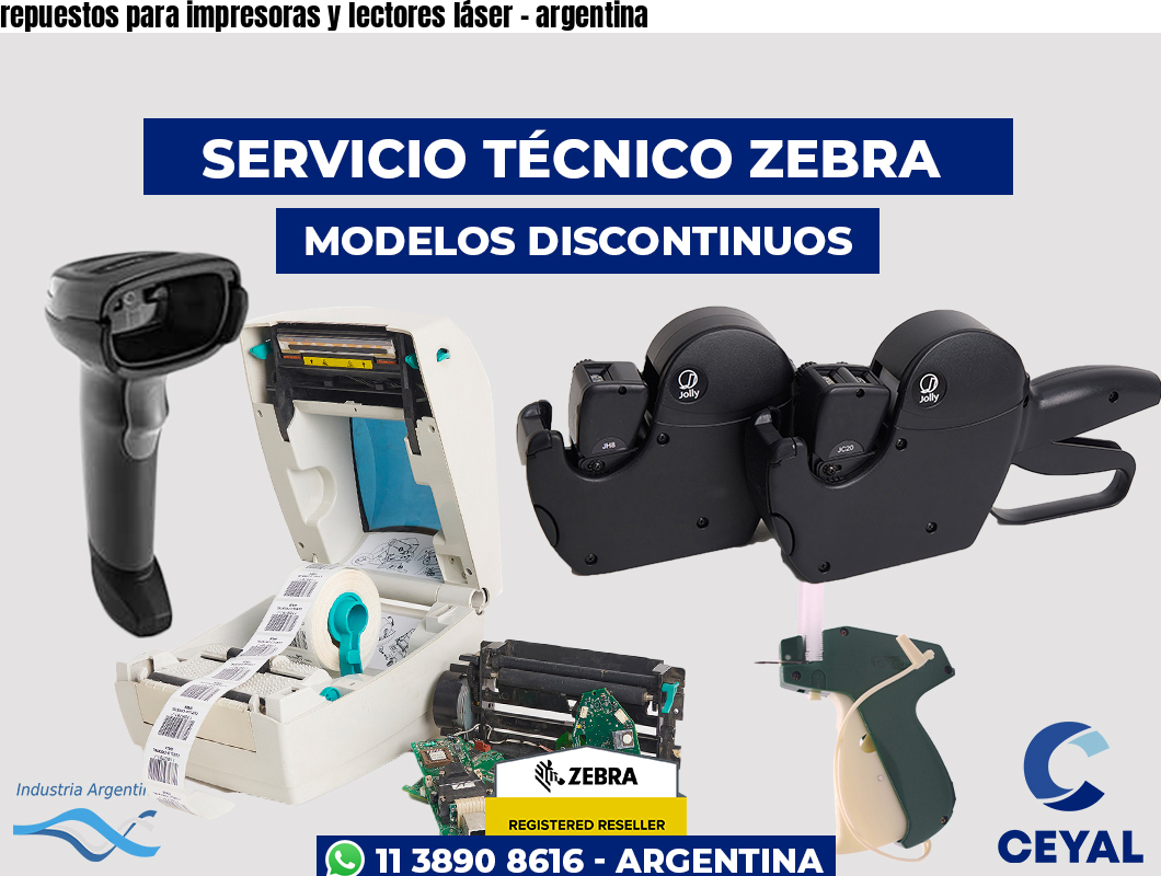 repuestos para impresoras y lectores láser – argentina