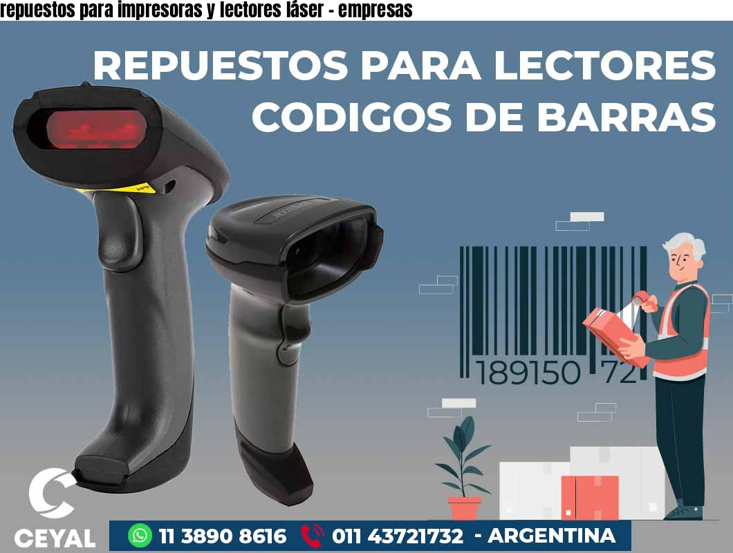 repuestos para impresoras y lectores láser - empresas