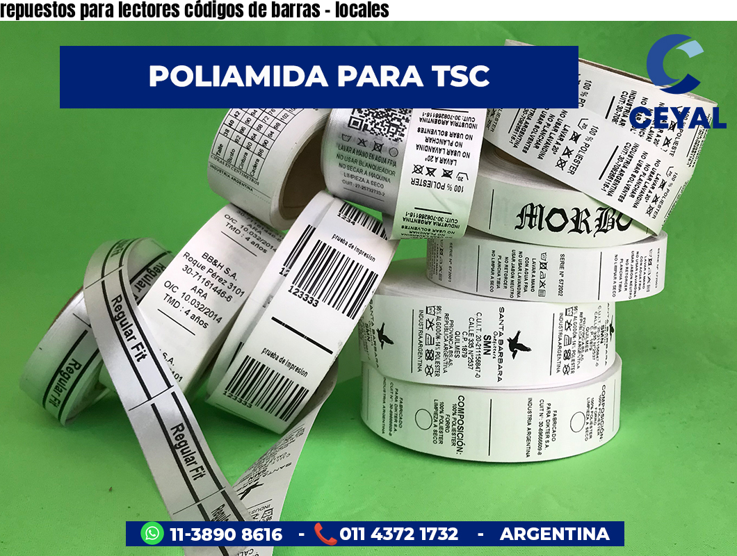 repuestos para lectores códigos de barras - locales