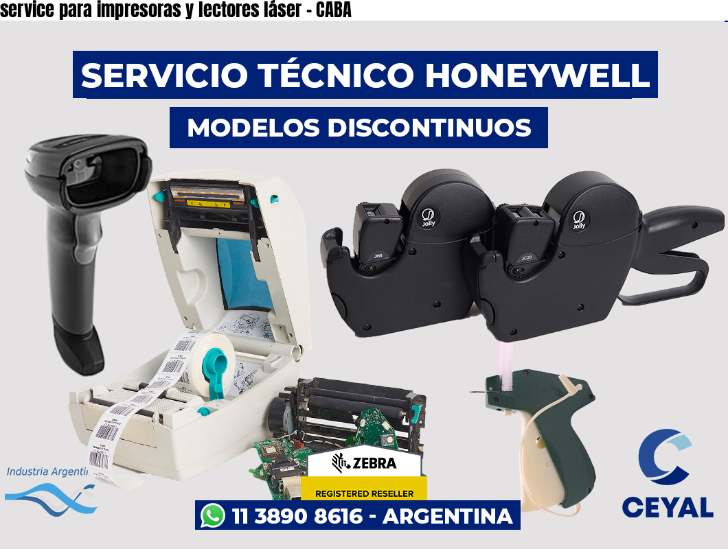 service para impresoras y lectores láser – CABA