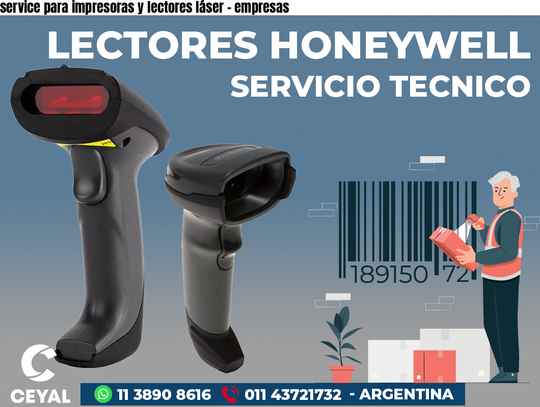 service para impresoras y lectores láser - empresas